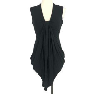 RACHEL RACHEL ROY Asymmetrical Mini Dress Women's Size Small Black Sleeveless